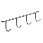 HETTICH Hakenleiste mit 4 Haken, 275 x 52 x 35 mm, Stahl...