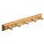 Hakenleiste, 5 Haken, 400 x 50 x 60 mm, Holz, Fichte lackiert