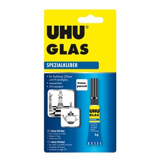 UHU Glas Spezialkleber transparent 3 Gramm