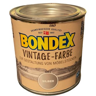 Bondex Vintage Farbe Silber 375ml