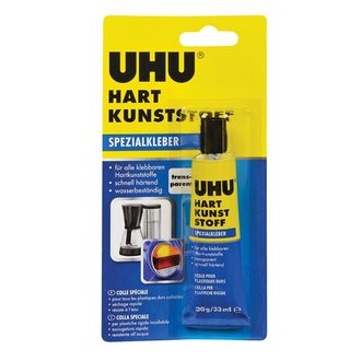 UHU HART Kunststoff Spezialkleber transparent 35 g