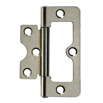 Lamellentürscharnier 75 x 32mm vernickelt