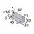 HETTICH Längswinkel, 67 x 20 x 20mm, verzinkt, 30 Stück