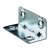 HETTICH Längswinkel, 20 x 20 x 50mm, verzinkt, 30 Stück