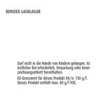 Bondex Lacklasur Anthrazit 375 ml