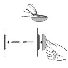 Hettich Wandpuffer, Ø 60mm, transparent, 25 Stück