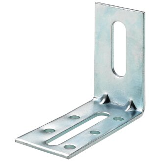 Hettich Verstellwinkel, 30 x 70 x 55 x 2 mm, Stahl verzinkt, 10 Stück