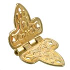 Hettich Schatullenscharnier, vermessingt, 2 Stück