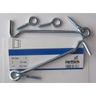 HETTICH Sturmhaken, 24 x 102 mm, verzinkt, 2 Stück