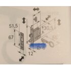 HETTICH Schiebetüren-Einsteckschloss DL inkl....