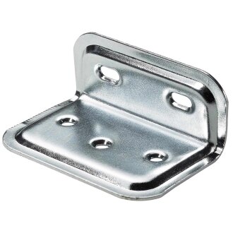 HETTICH Verstellwinkel, 40 x 25 x 70 x 1,2 mm, Stahl verzinkt, 10 Stück