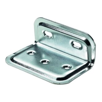 HETTICH Verstellwinkel, 40 x 25 x 70mm, verzinkt, 10 Stück