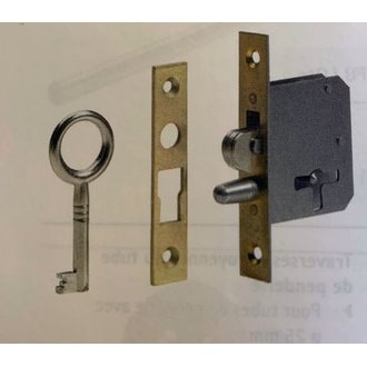 Schiebetürschloss Din Rechts  3,2 mm Dorn