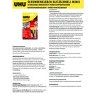 UHU Sekundenkleber Blitzschnell 3x1g flüssig