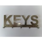 Schlüsselbrett "Keys" Edelstahl  20 cm...
