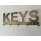Schlüsselbrett "Keys" Edelstahl  20cm Made in BaWü / Germany