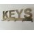 Schlüsselbrett "Keys" Edelstahl  20cm Made in BaWü / Germany