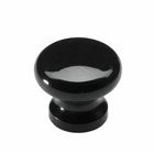 Möbelknopf 28 mm Kunststoff schwarz inkl. Schraube