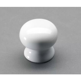 Hettich Möbelknopf 25 mm Porzellan Weiß
