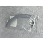 Hettich Möbelgriff inkl. Schrauben, Kunststoff, grau, BA 96mm