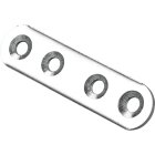Hettich Verbindungsblech, 15 x 60 x 2 mm, Stahl verzinkt,...