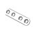 HETTICH Verbindungsblech, 60 x 15mm, verzinkt, 50 Stück