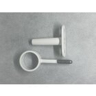 Hettich Schrankrohrmittellager verstellbar 25 mm inkl. Schrauben 20 mm verstellbar