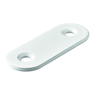 Verbindungsblech 40mm weiß