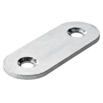 HETTICH Verbindungsblech, 40 x 15 x 2mm, Stahl, verzinkt, 50 Stück
