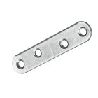 HETTICH Verbindungsblech, 80mm, verzinkt, 50 Stück