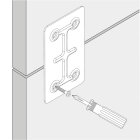 HETTICH Verbindungsblech, 60 x 40 mm, verzinkt, 20 Stück
