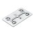 HETTICH Verbindungsblech, 60 x 40mm, verzinkt, 20 Stück