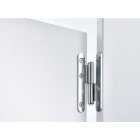 HETTICH Türband rechts, 95 x 45 mm, Stahl verzinkt, 10 Stück