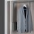 Kleiderlift für Garderoben Sling, 830 - 1150, Titanium, Stahl und Kunststoff