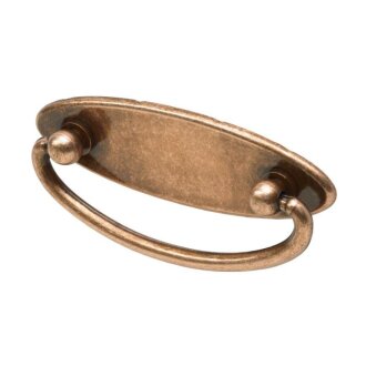 Hettich Möbelgriff, Messing/Zinkdruckguss, Kupfer-Optik