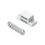 HETTICH Magnetschnäpper, 2 kg, 36 x 13 x 17mm, weiß, 4 Stück