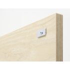 HETTICH Magnetschnäpper 4 kg, 40 x 13 x 22 mm, weiß, 2 Stück