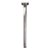 Hettich Tischbein, einseitig abgerundet, 50 x 50 x 710 mm, Edelstahl-Optik