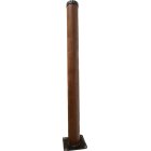 HETTICH Tischbein Zela, Ø 60 x 700 mm, Nussbaum Optik