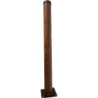 HETTICH Tischbein Zela, Ø 60 x 700mm, Nussbaum Optik, B-Ware Verpackungsfolie eingerissen