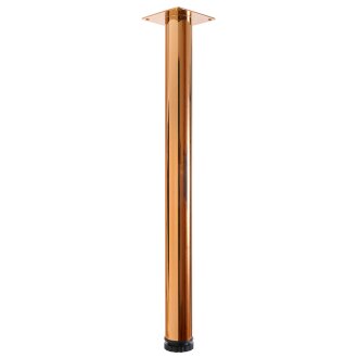 Tischbein Zela, Ø 60 x 700mm verkupfert - das außergewöhnliche Design