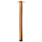 Tischbein Zela, Ø 60 x 700mm verkupfert - das...