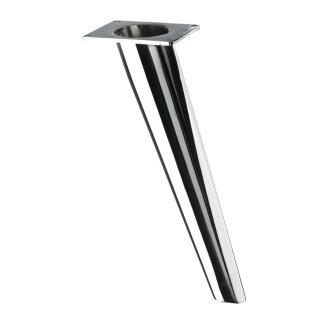 HETTICH Möbelfuß Baiona mit Befestigungsplatte, 270 mm, verchromt