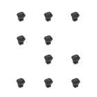 10 Einbauschalter für Möbel 21 mm schwarz EMUCA