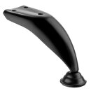 Hettich Möbelfuß Aboa, 100 mm, Stahl, schwarz