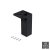 4 Stück Möbelfuß Höhenverstellbar Smartfeet Kunststoff schwarz EMUCA