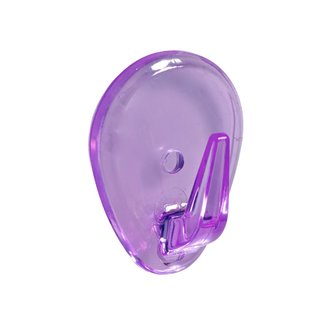 Klebehaken 29 x 38 x 17mm pink 2er Pack
