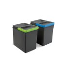 Abfallbehälter 2 x 6 Liter Kunststoff EMUCA
