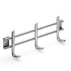 HETTICH 3er Edelstahlgarderobe, 255 x 85 x 45 mm, B-Ware...
