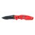4K5 Tools, TK100, Messer, Klappmesser, inkl. Holster, rot, schwarz